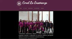 Desktop Screenshot of coralensenanza.es
